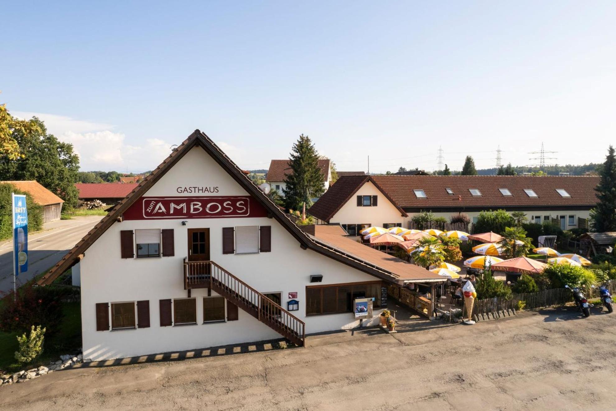 Altbau Gasthaus Amboss Grunkraut Dış mekan fotoğraf
